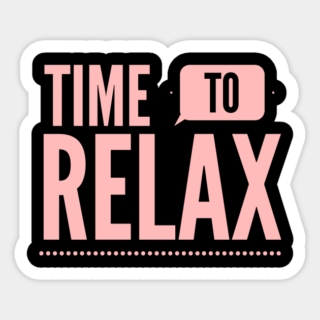 Let's Relax Sticker by Creamy Love Co